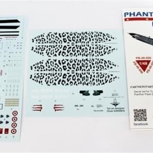 1/48 Tuaf F-4E 111.Panter Filo 50000.Saat Dekal Çıkartma, Babibi PB48006