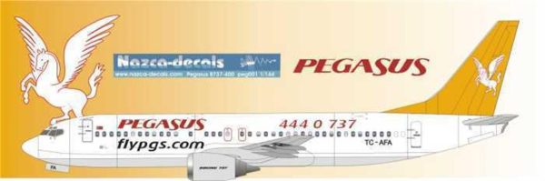 1/144 Pegasus B737-400 Classic -Tc Afa, Nazca Decals Peg001