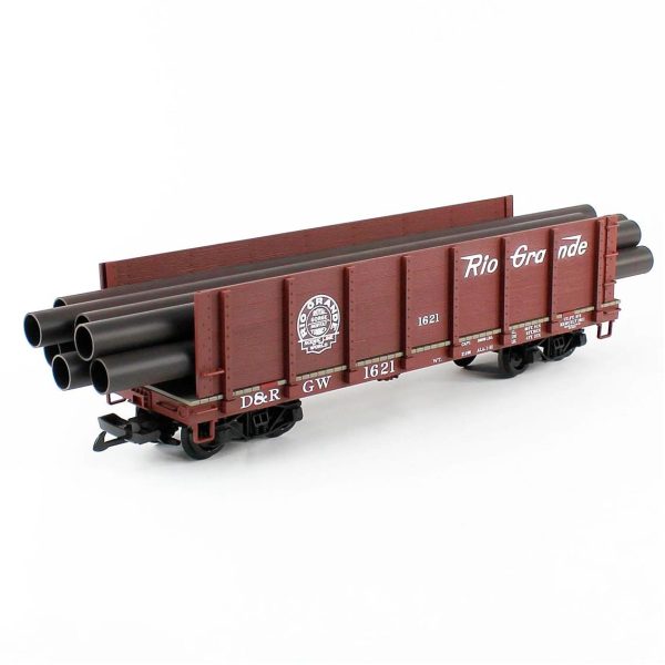 1/22.5 G-D&Rgw Pipe Gondola Model Tren Yük Vagonu, Piko 38749 - Görsel 2