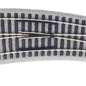 A-Track W Roadbed Left Curved Switch Bwl R3, Piko 55427