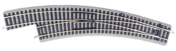 A-Track W Roadbed Left Curved Switch Bwl R3, Piko 55427