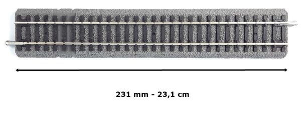 A-Track W. Roadbed G231 For Connection-Clip Pu6, Piko 55406 - Görsel 5
