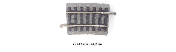 A-Track W. Roadbed R2 422 75 Pu6, Piko 55418