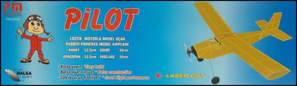 PİLOT Lastik Motorlu Serbest Uçuş Kiti, PM Model 2002 - Görsel 2