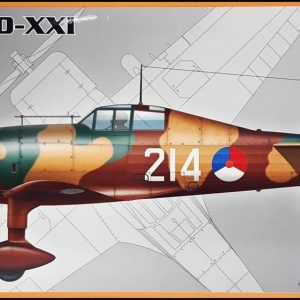 1/72 Fokker D-XXI Avcı Uçağı Maketi, PM Model0201
