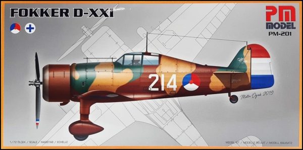 1/72 Fokker D-XXI Avcı Uçağı Maketi, PM Model0201