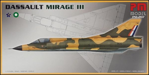 1/72 Dassault Mirage III Avcı Uçağı Maketi, PM Model0207
