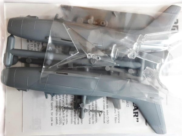 1/72 NA F-86E Sabre Avcı Uçağı Maketi, PM Model0208 - Görsel 2