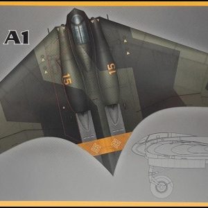 1/72 Gotha GO-229 A1 Avcı-Bombardıman Uçağı Maketi, PM Model0210