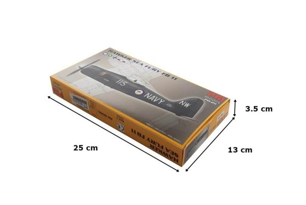 1/72 Hawker Sea Fury FB11 Avcı Uçağı Maketi, PM Model0211 - Görsel 4