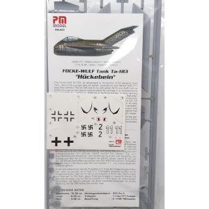 1/72 TA-183 Focke Wolf Savaş Uçağı Maketi, PM Model0213
