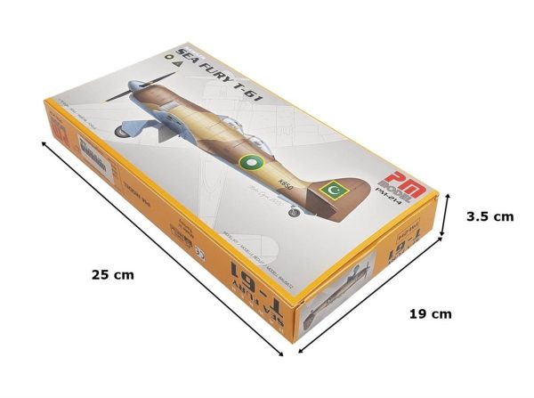 1/72 Hawker Sea Fury T-61 Avcı-Eğitim Uçağı Maketi, PM Model0214 - Görsel 4