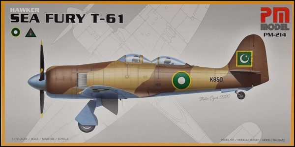 1/72 Hawker Sea Fury T-61 Avcı-Eğitim Uçağı Maketi, PM Model0214