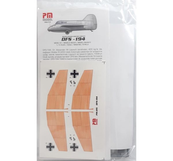 1/72 DFS-194 Roket Motorlu Uçak Maketi, PM Model0215 - Görsel 3
