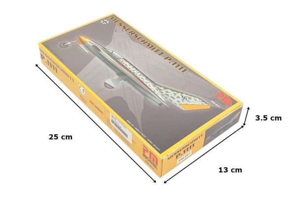 1/72 Messerschmitt P.1111 Avcı Uçağı Maketi, PM Model0217 - Görsel 4