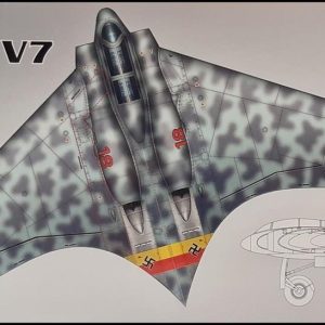 1/72 Gotha GO-229 V7 Avcı-Bombardıman Uçağı Maketi, PM Model0220