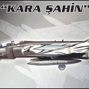 1/18 F-4 Phantom II ( Kara Şahin ) Avcı-Bombardıman Uçağı Maketi, PM Model0226
