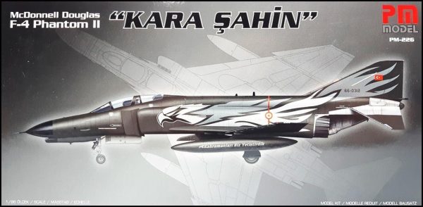 1/18 F-4 Phantom II ( Kara Şahin ) Avcı-Bombardıman Uçağı Maketi, PM Model0226