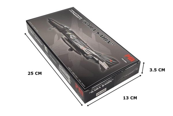 1/18 F-4 Phantom II ( Kara Şahin ) Avcı-Bombardıman Uçağı Maketi, PM Model0226 - Görsel 4