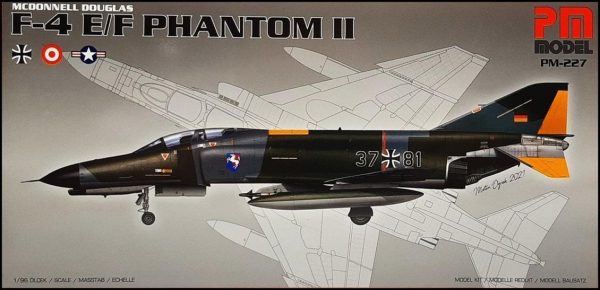 1/18 F-4E/F Phantom II Avcı-Bombardıman Uçağı Maketi, PM Model0227