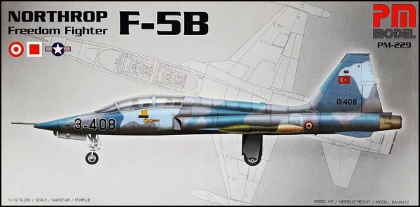 1/72 Northrop F-5B Eğitim Uçağı Maketi, PM Model0229