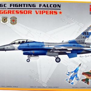 1/72 F-16 Fighting Falcon Aggressor Vipers Avcı-Bombardıman Uçağı Maketi, PM Model0302