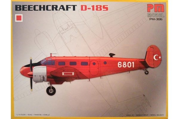 1/72 Beechcraft D-18S Yolcu-Yük Uçağı Maketi, PM Model0306