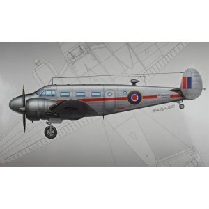 1/72 Kraliyet Donanması Beech C-45 Expreditor Eğitim Ve Nakliye Uçağı Maketi, PM Model0308