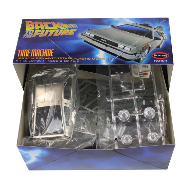 1/25 Back to the Future Time Machine Araba Maketi, Polar Lights 0911 - Görsel 2