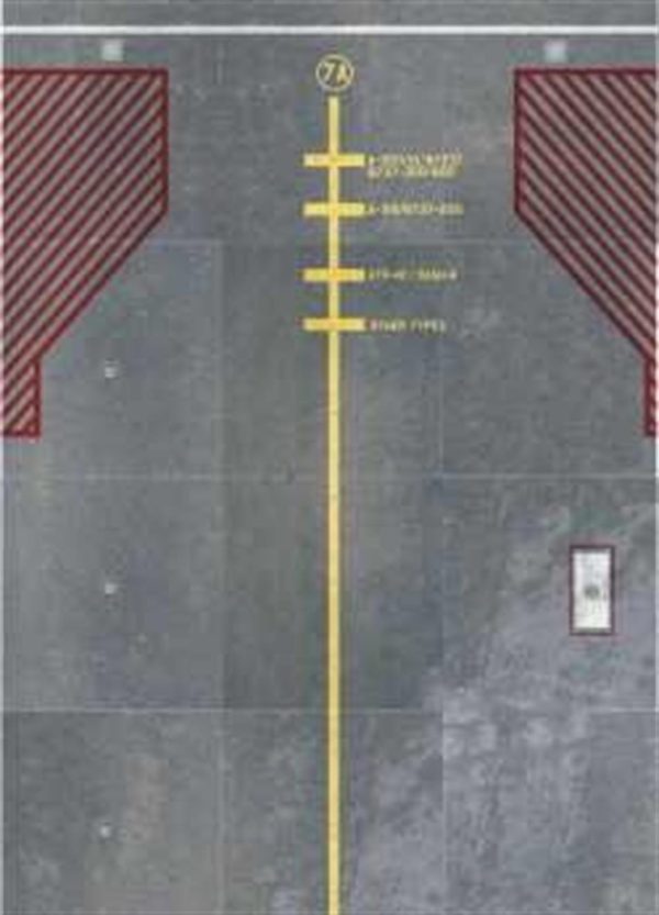 1/144 Parking Plate-Desıgn 1-Renkli-A4 Ebat, Nazca Decals Pp1