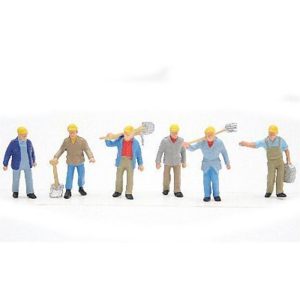 1/87 DB Demiryolu İşçisi Figürleri 6 Adet, Preiser 10033