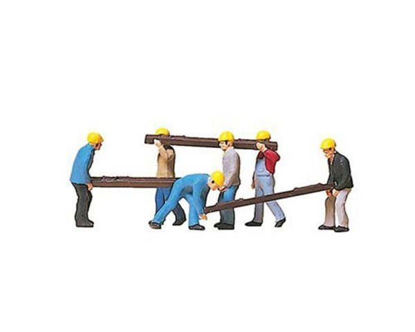 1/87 Demiryolu İşçisi Figürleri 6 Adet, Preiser 10034