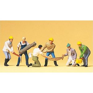1/87 Orman İşçisi Figürleri 6 Adet, Preiser 10042