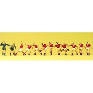 1/87 Futbolcu Figürleri 6 Adet, Preiser 10075