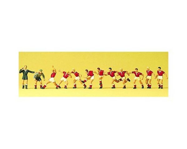 1/87 Futbolcu Figürleri 6 Adet, Preiser 10075