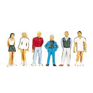 1/87 Oğlan ve Kız Figürleri 6 Adet, Preiser 10110