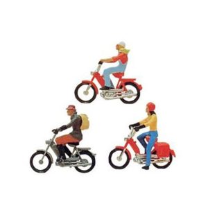 1/87 Mobilet Süren İnsan Figürleri 6 Adet, Preiser 10125