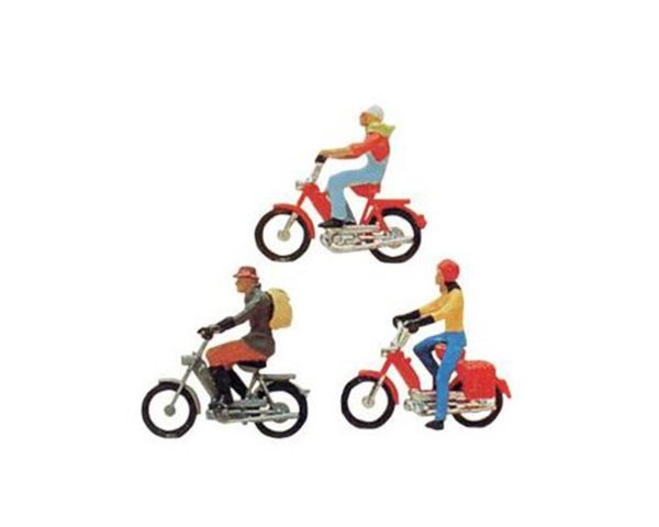 1/87 Mobilet Süren İnsan Figürleri 6 Adet, Preiser 10125
