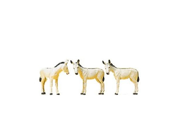1/87 Eşek Figürleri 3 Adet, Preiser 10151