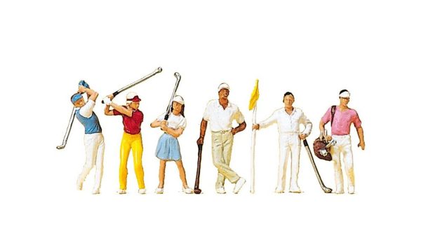 1/87 Golfçü Figürleri 6 Adet, Preiser 10231