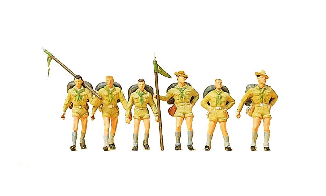 1/87 İzci Figürleri 6 Adet, Preiser 10260