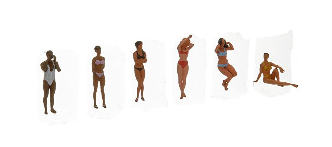 1/87 Güneşlenen Bayan Figürleri 6 Adet, Preiser 10309