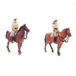 1/87 Atlı Polis Figürleri 4 Adet, Preiser 10389