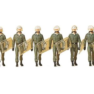 1/87 Polis Timi-A Figürleri 6 Adet, Preiser 10392