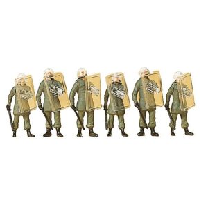 1/87 Polis Timi-A Figürleri 6 Adet, Preiser 10393