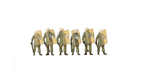 1/87 Polis Timi-A Figürleri 6 Adet, Preiser 10393