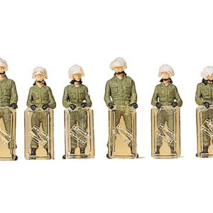 1/87 Çevik Kuvvet Polis Figürleri 6 Adet, Preiser 10395