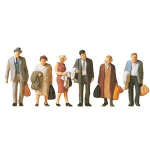 1/87 Turist Figürleri 6 Adet, Preiser 10403