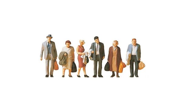 1/87 Turist Figürleri 6 Adet, Preiser 10403