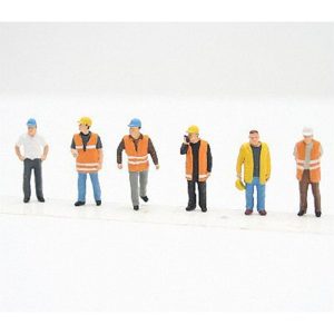 1/87 Şantiye İşçisi Figürleri 6 Adet, Preiser 10420